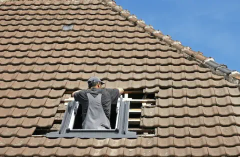 Pose de velux - Thiré